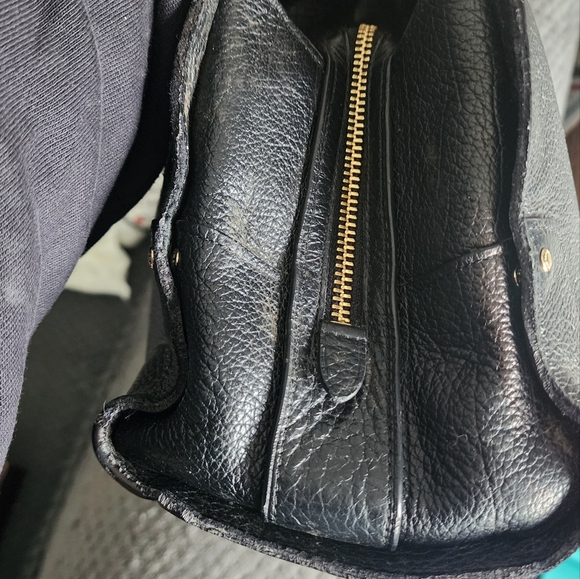 Coach MERCER 30 Black Leather Women's Bag 11 X 8 X 6 Approx - Picture 4 of 9